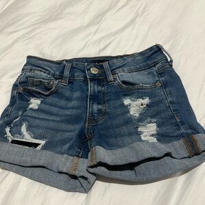 Aeropostale Medium Wash Jean Shorts